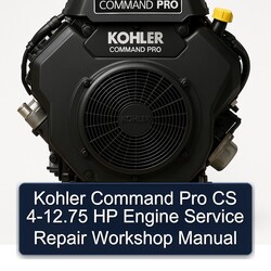 Kohler Command Pro Models CS 4-12.75 HP Engine Service Repair Workshop Manual PDF