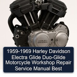 1959-1969 Harley Davidson Electra Glide DUO-GLIDE Motorcycle Best Service Repair Workshop Manual PDF