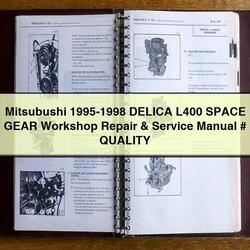 1995-1998 Mitsubishi Space Gear Mitsubushi - Delica L400 Service Repair Workshop Manual PDF