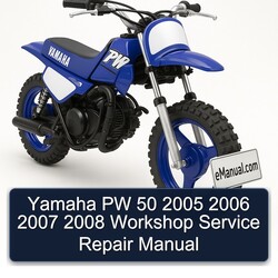 2005-2008 Yamaha PW Models 50 Service Repair Workshop Manual PDF