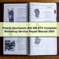 2005 Polaris Sportsman 400 500 ATV Service Repair Workshop Manual PDF