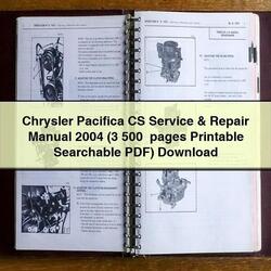 2004 Chrysler Pacifica CS (3 500 Pages Searchable) Service Repair Workshop Manual PDF