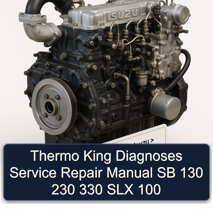 Isuzu Thermo King DI SE Diagnoses SB 130 230 330 SLX 100 Service Repair Workshop Manual PDF