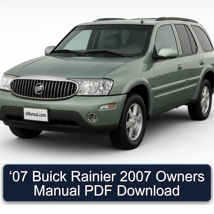 2007 Buick Rainier ‘07 Owners Owner's Manual PDF