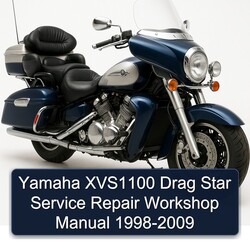 1998-2009 Yamaha Royal Star Venture XVS1100 Drag Service Repair Workshop Manual PDF