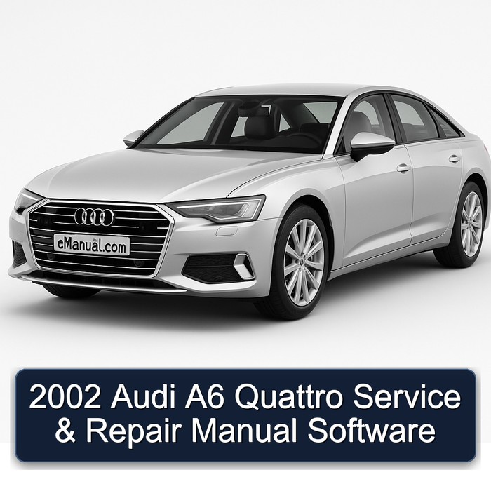 2002 Audi Quattro A6 Software Service Repair Workshop Manual PDF