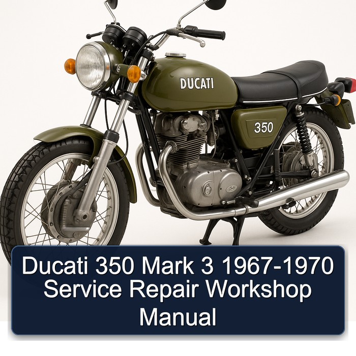 1967-1970 Ducati 350 Mark 3 Service Repair Workshop Manual PDF