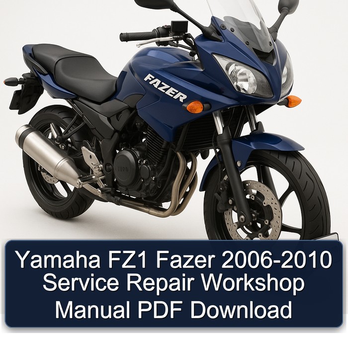 2006-2010 Yamaha Fazer FZ1 Service Repair Workshop Manual PDF