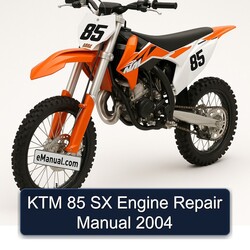2004 KTM 85 SX Engine Service Repair Workshop Manual PDF
