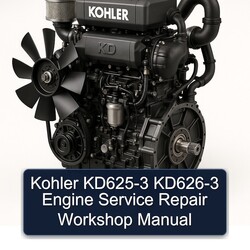 Kohler KD Series KD625-3 KD626-3 Engine Service Repair Workshop Manual PDF