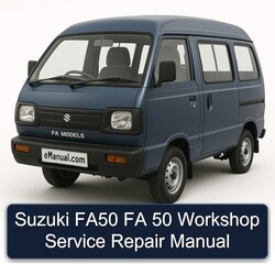 Suzuki FA Models FA50 50 Service Repair Workshop Manual PDF
