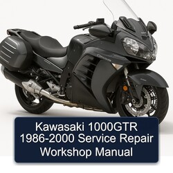1986-2000 Kawasaki Concours Models 1000GTR Service Repair Workshop Manual PDF