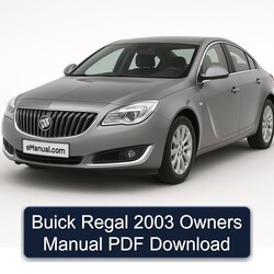 2003 Buick Regal Owners Owner's Manual PDF