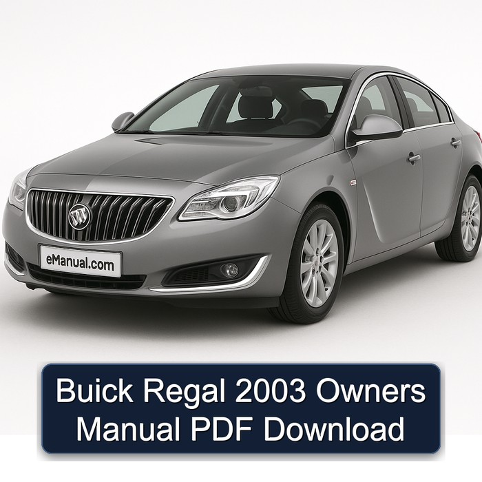 2003 Buick Regal Owners Owner's Manual PDF