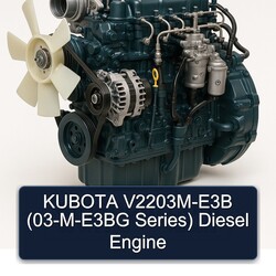 KUBOTA V2203M-E3B (03-M-E3BG Series) Diesel Engine