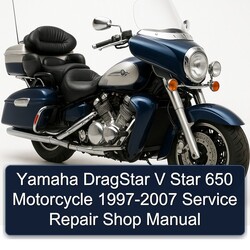 1997-2007 Yamaha Dragstar V Star 650 Motorcycle - Shop Service Repair Workshop Manual PDF