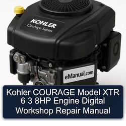Kohler Courage Series Model XTR 6 3 8HP Engine Digital Service Repair Workshop Manual PDF