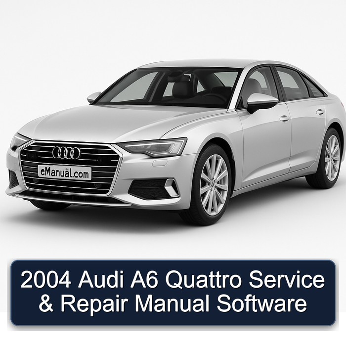 2004 Audi Quattro A6 Software Service Repair Workshop Manual PDF
