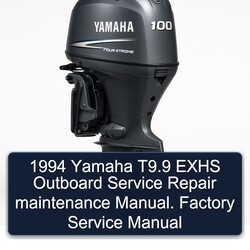 1994 Yamaha T9.9 Exhs Outboard Service Repair Workshop Manual PDF
