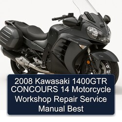 2008 Kawasaki Concours Models 1400GTR 14 Motorcycle Best Service Repair Workshop Manual PDF