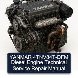 Yanmar 2 V Series 4tnv84t-dfm Diesel Engine Technical Service Repair Workshop Manual PDF