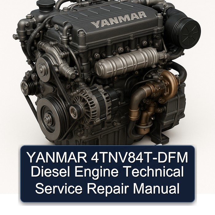 Yanmar 2 V Series 4tnv84t-dfm Diesel Engine Technical Service Repair Workshop Manual PDF