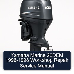 1996-1998 Yamaha Marine 20DEM Service Repair Workshop Manual PDF