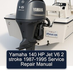 1987-1995 Yamaha 140 HP Jet V6 2 Stroke Service Repair Workshop Manual PDF