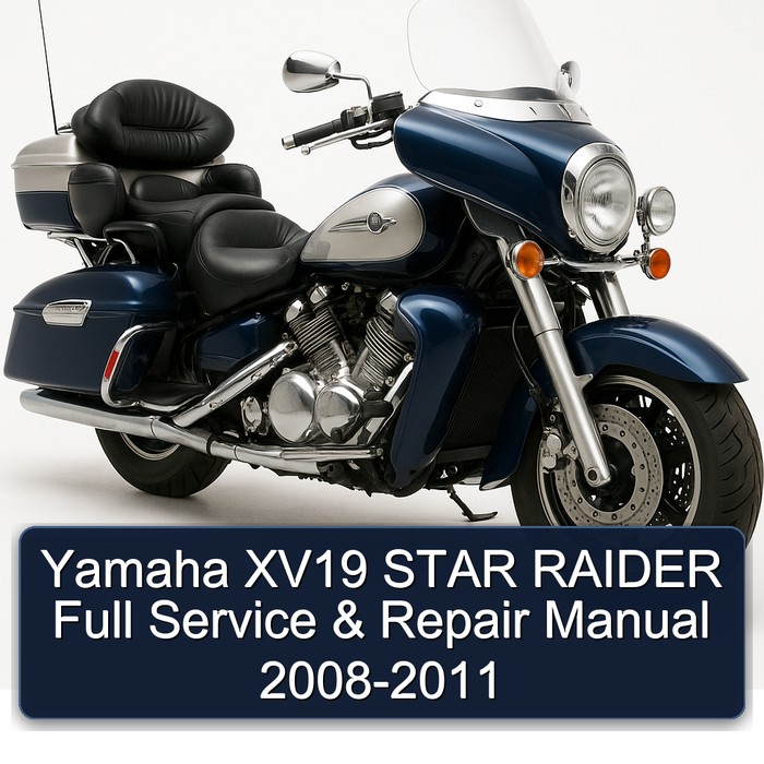 2008-2011 Yamaha Royal Star Venture XV19 Raider Service Repair Workshop Manual PDF