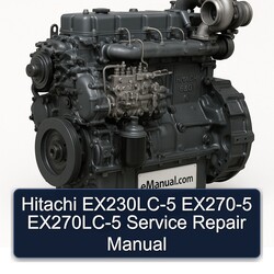 Hitachi 6bg1 Ex230lc-5 EX270-5 Ex270lc-5 Service Repair Workshop Manual PDF