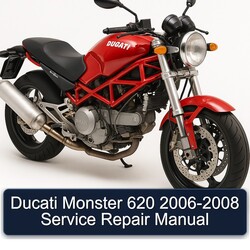 2006-2008 Ducati 620 Monster Service Repair Workshop Manual PDF