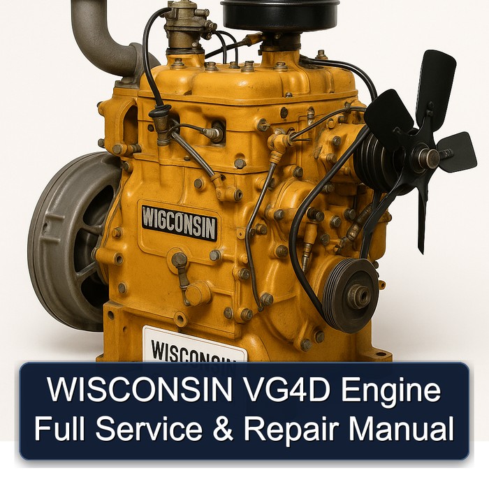Wisconsin VG4D Engine Service Repair Workshop Manual PDF