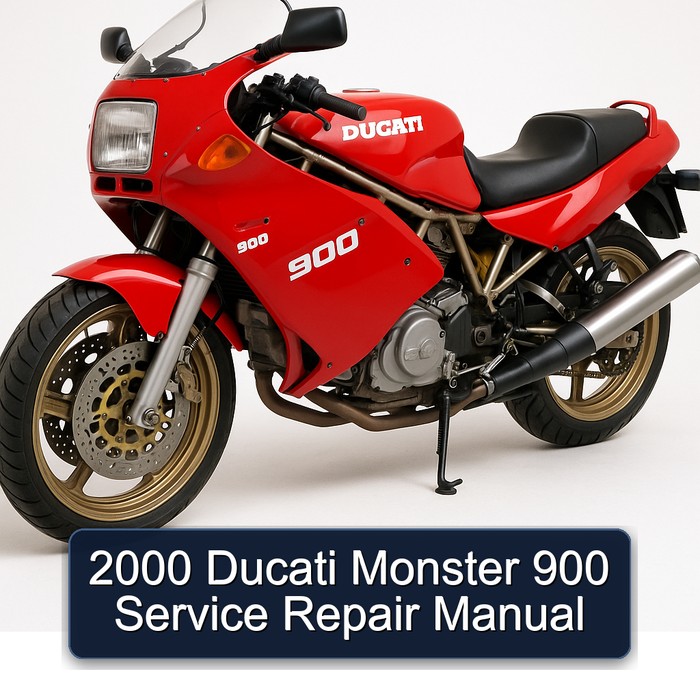 2000 Ducati 900 Monster Service Repair Workshop Manual PDF