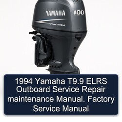1994 Yamaha T9.9 Elrs Outboard Service Repair Workshop Manual PDF