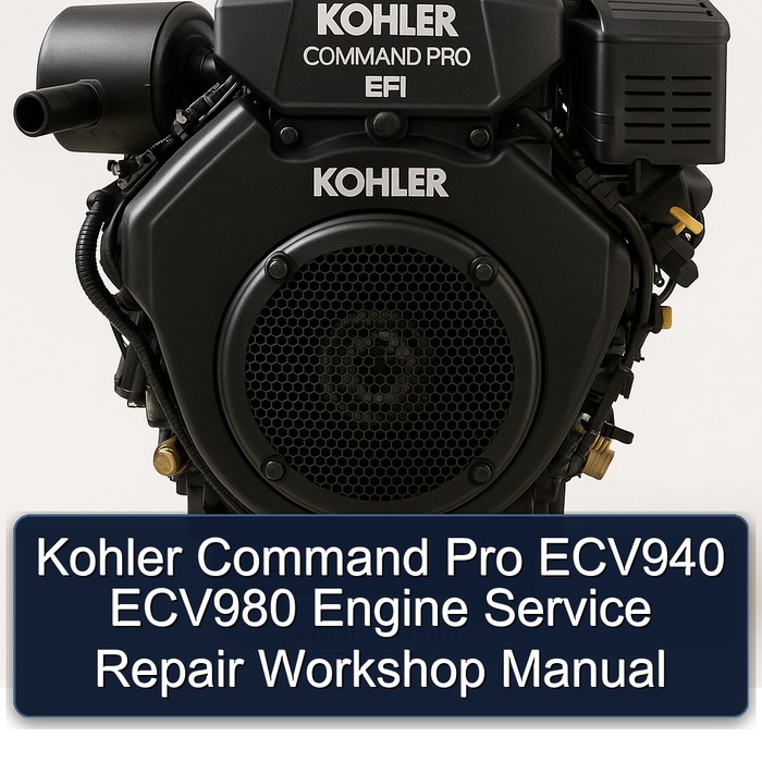 Kohler Command Pro EFI Models ECV940 ECV980 Engine Service Repair Workshop Manual PDF