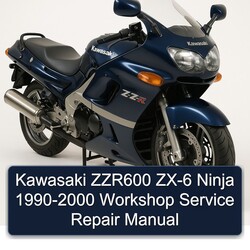 1990-2000 Kawasaki Ninja ZZR600 ZX-6 Service Repair Workshop Manual PDF