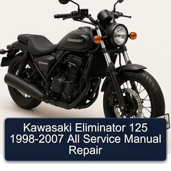 1998-2007 Kawasaki Eliminator 125 - All Service Repair Workshop Manual PDF
