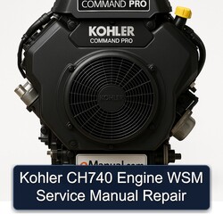 Kohler Command Pro Models CH740 Engine WSM Service Repair Workshop Manual PDF