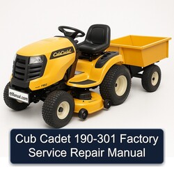 Cub Cadet 190-301 Service Repair Workshop Manual PDF