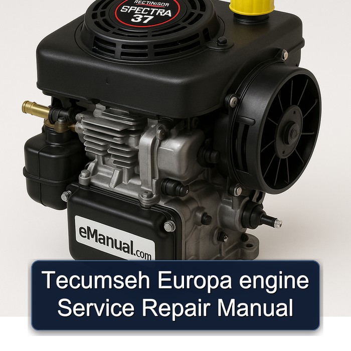 Tecumseh Spectra 37 Europa Engine Service Repair Workshop Manual PDF