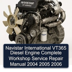 2004-2006 Navistar International VT365 Diesel Engine Service Repair Workshop Manual PDF