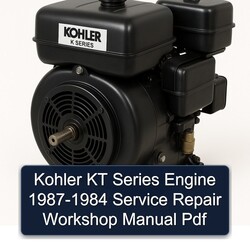 1984-1987 Kohler K Series KT Engine Service Repair Workshop Manual PDF