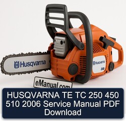 2006 Husqvarna TC Models TE 250 450 510 Service Repair Workshop Manual PDF