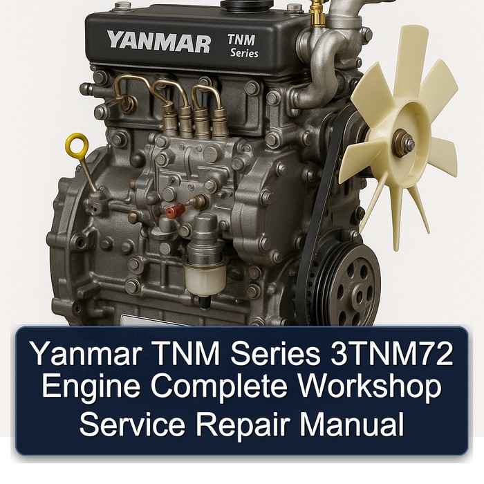 Yanmar TNM Series 3tnm72 Engine Service Repair Workshop Manual PDF