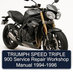 1994-1996 Triumph Speed Triple Service Repair Workshop Manual PDF