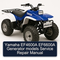 Yamaha AT Models EF4600A EF6600A Generator Service Repair Workshop Manual PDF