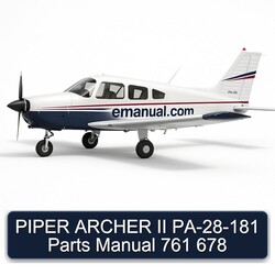 Piper Archer II Pa-28-181 Parts 761 678 Catalog PDF