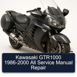 1986-2000 Kawasaki GTR Series GTR1000 - All Service Repair Workshop Manual PDF