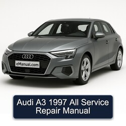 1997 Audi A3 All Service Repair Workshop Manual PDF