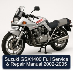 2002-2005 Suzuki GSX Series GSX1400 Service Repair Workshop Manual PDF